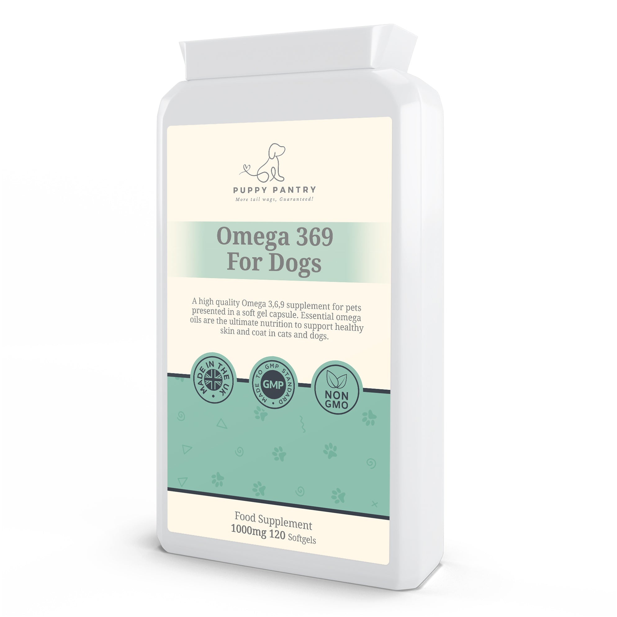 Omega 3-6-9 Softgels for Dogs (120 Pack)