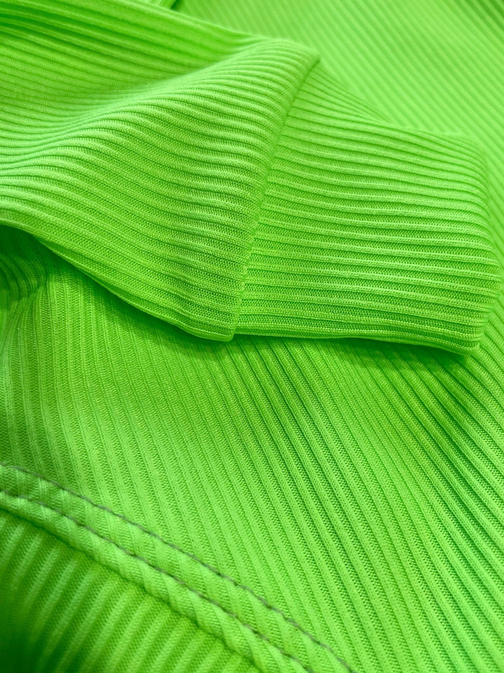 Ribbed Jersey - Hi-Visibility Yellow