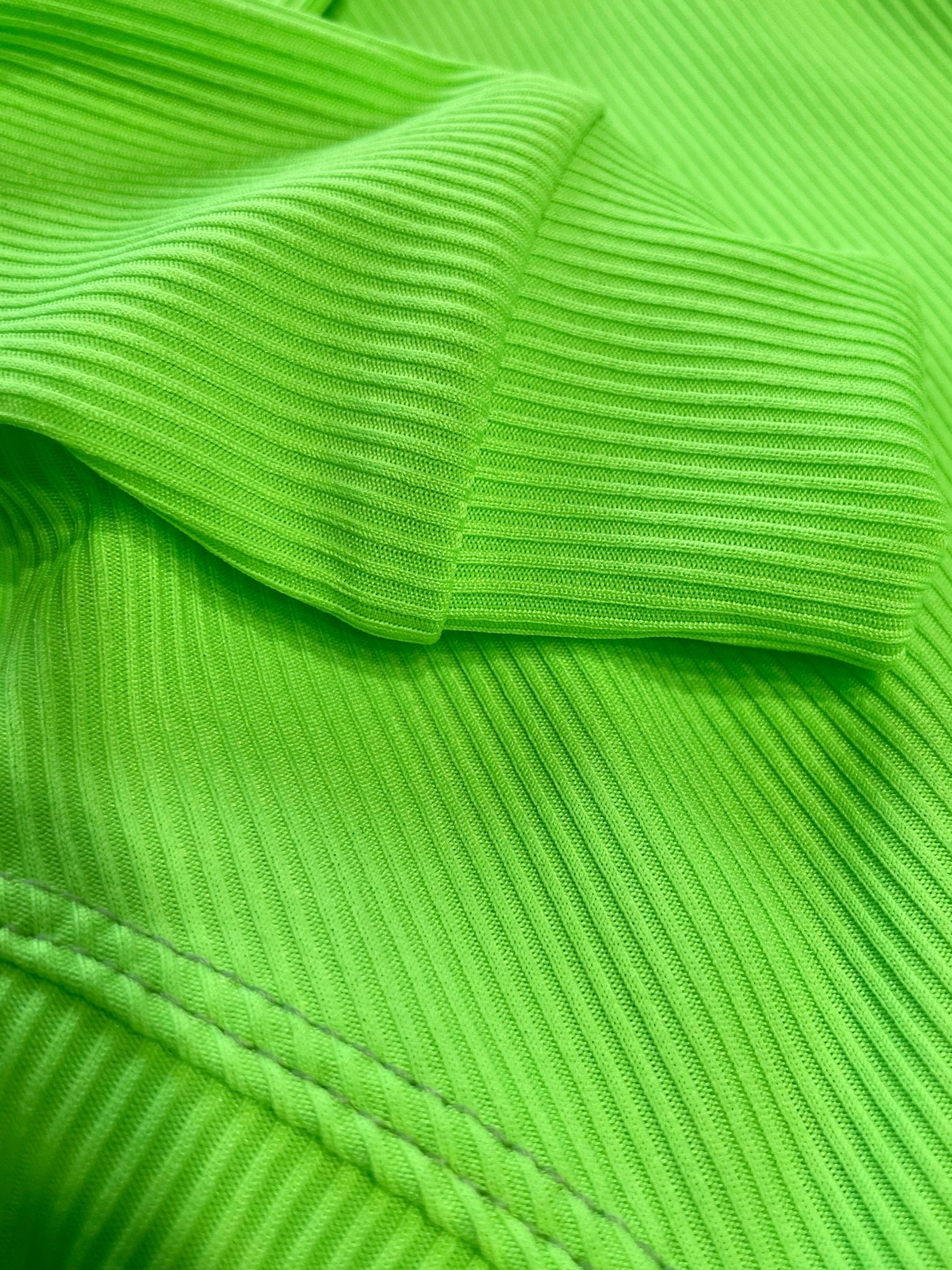 Ribbed Jersey - Hi-Visibility Yellow