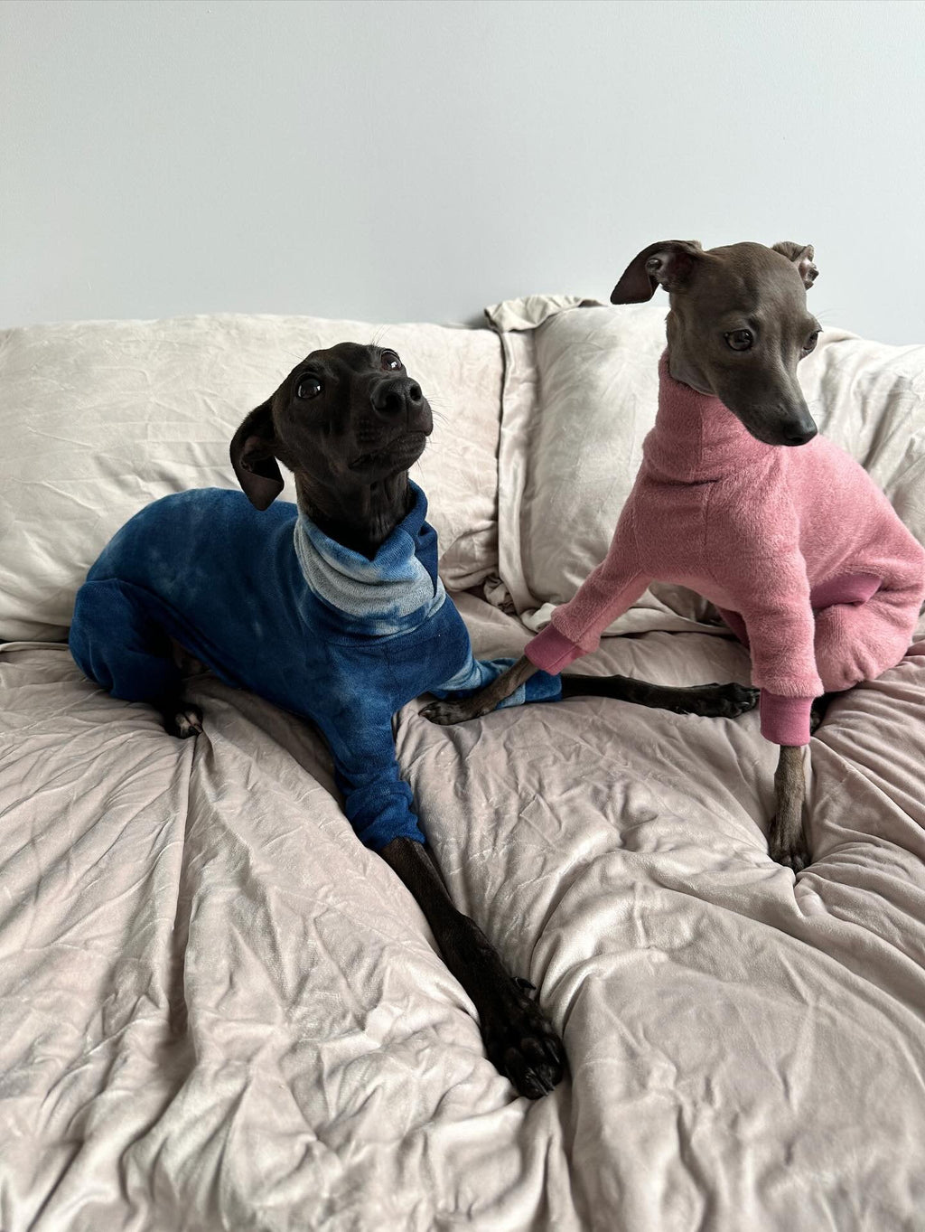 Blue Tie Dye Woolly Jersey