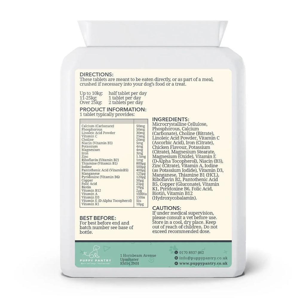 Multivitamin Chews for Dogs – Chicken (120 Pack)