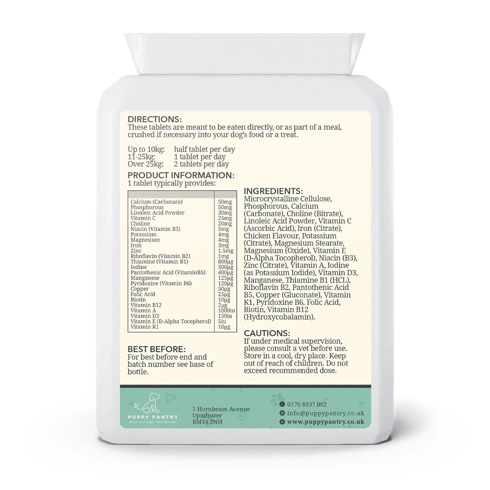 Multivitamin Chews for Dogs – Chicken (120 Pack)