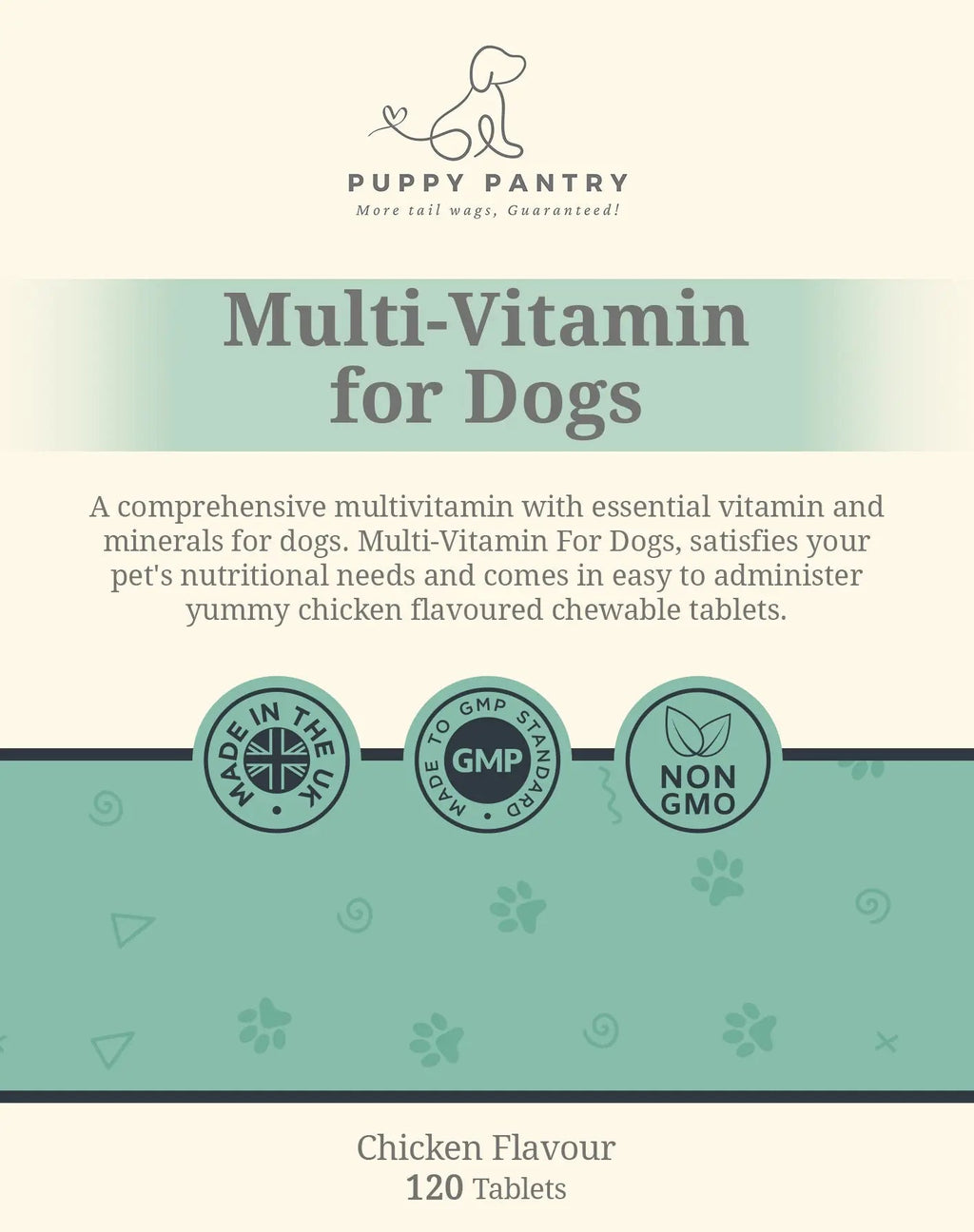 Multivitamin Chews for Dogs – Chicken (120 Pack)