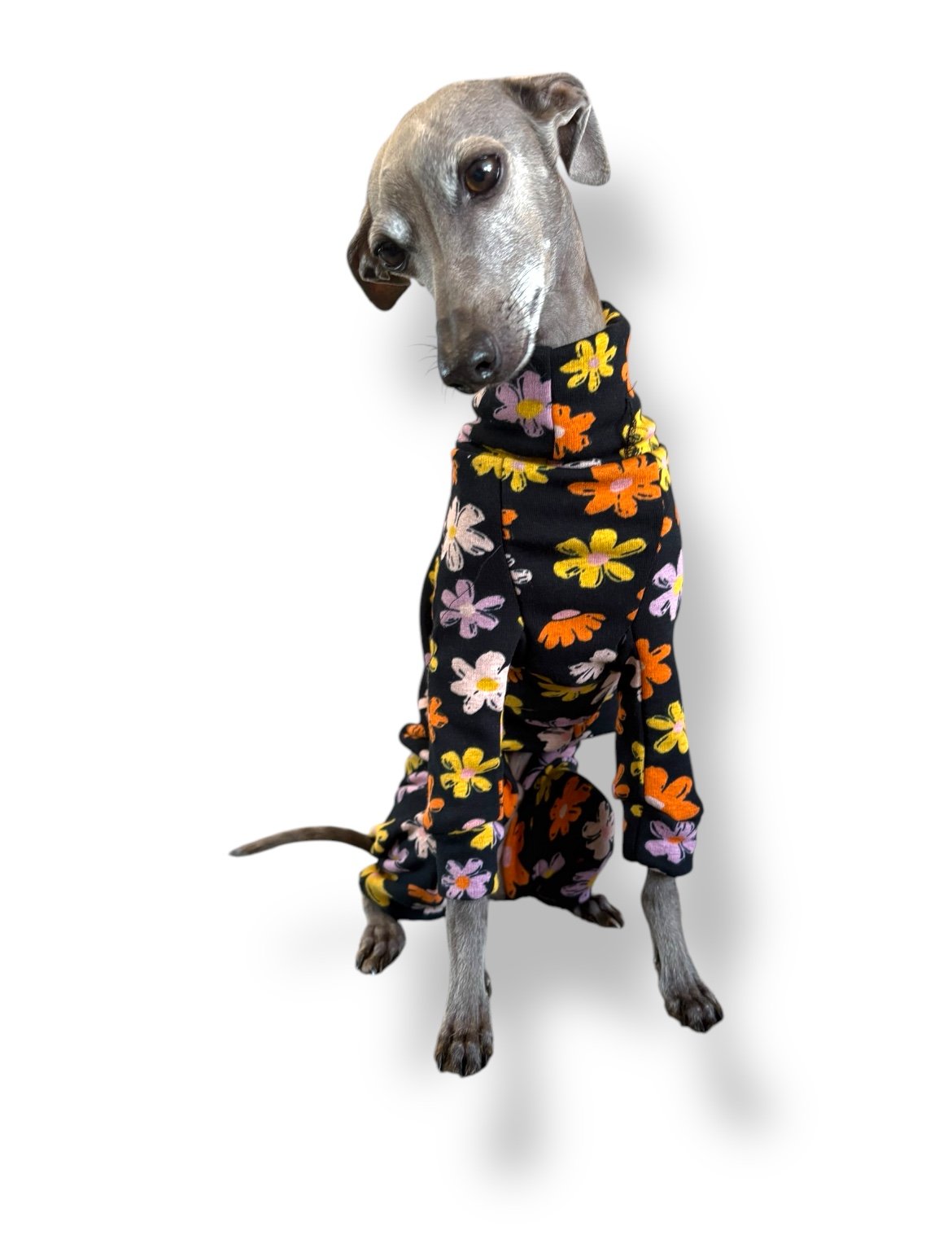 Fleece Lined Sweatshirt - Flower Power