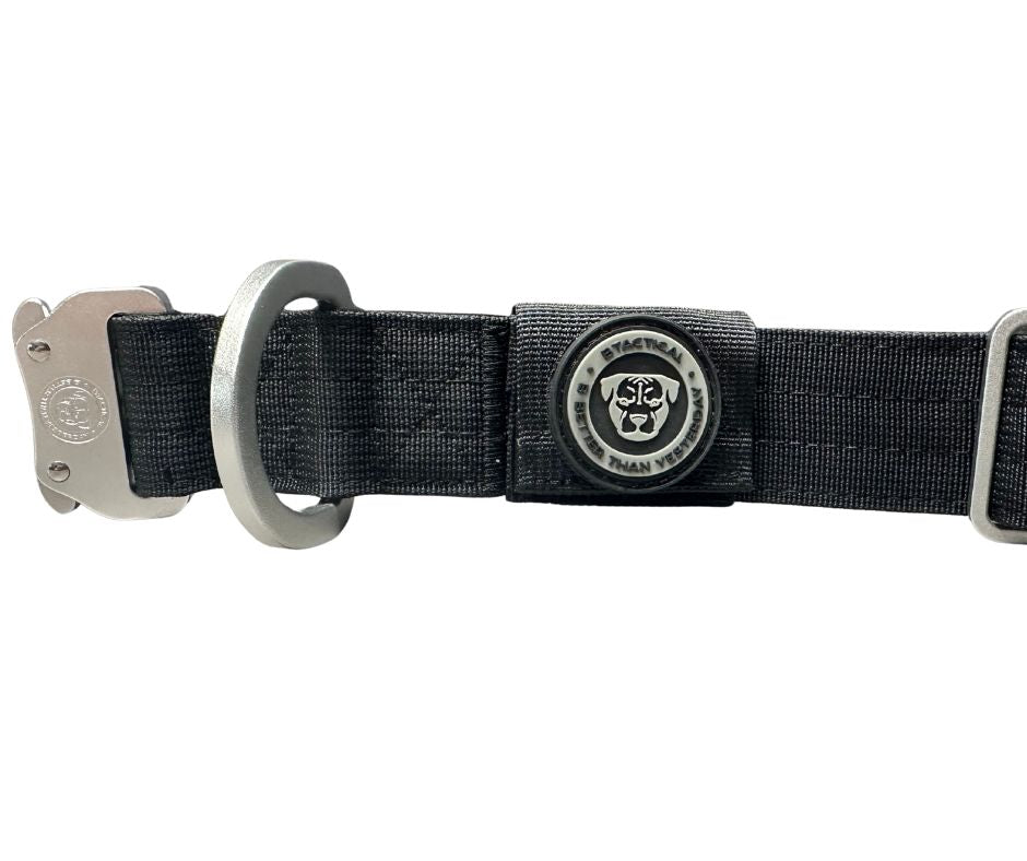 4cm Nylon BTactical™ Tracker Collar | Midnight Black - NEW