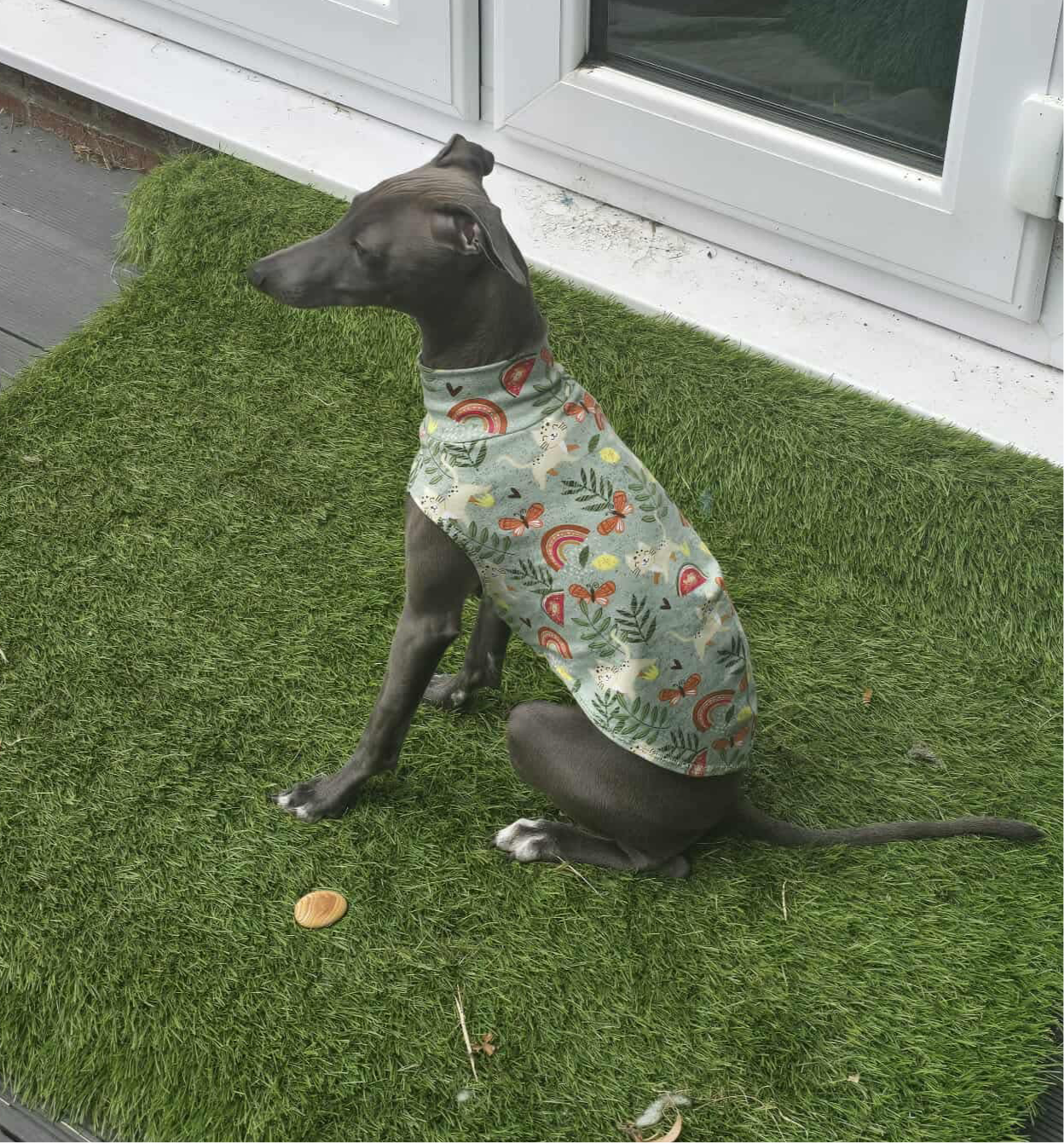 Jersey Vest - Sage Kitties