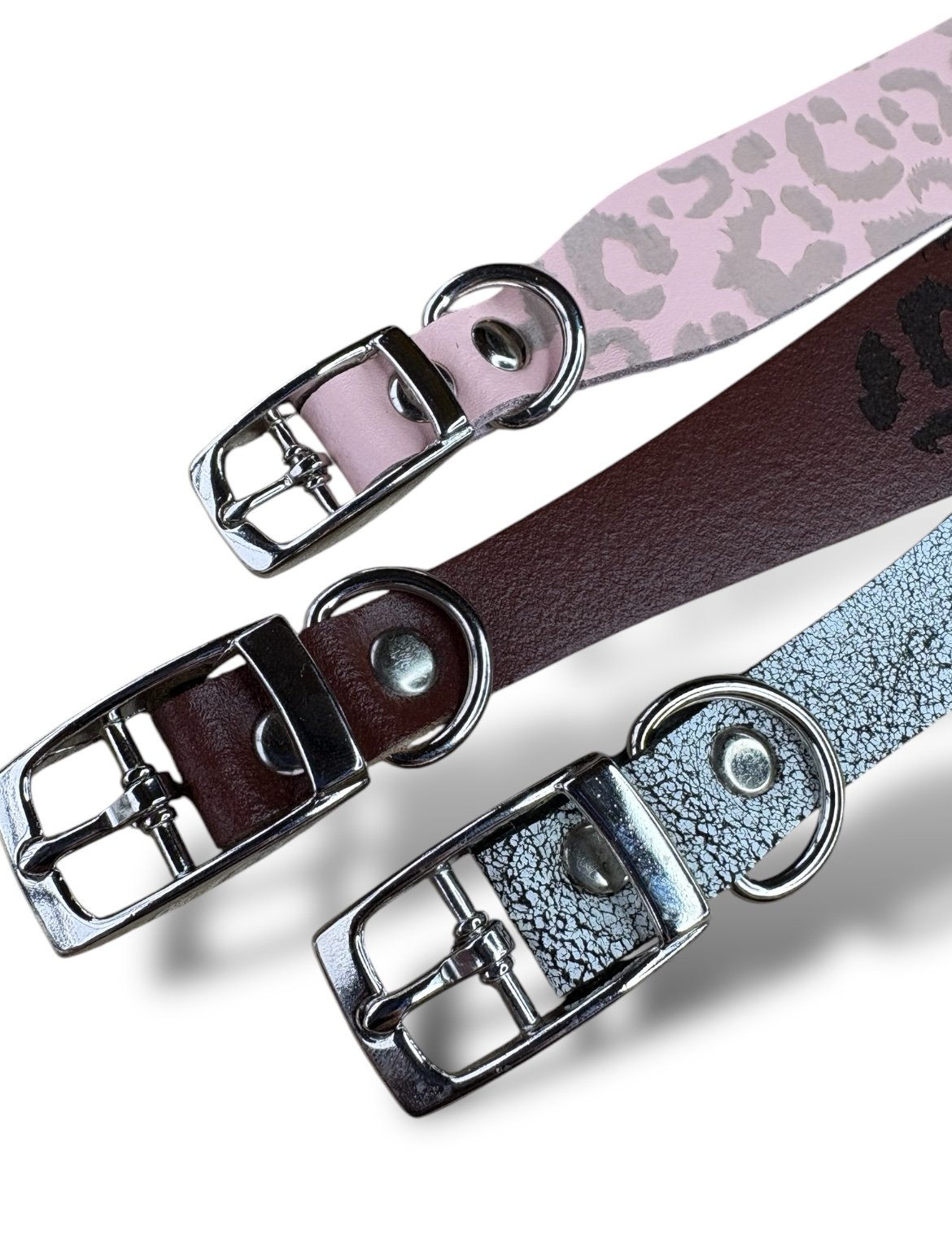 Leather Collar - Leopard