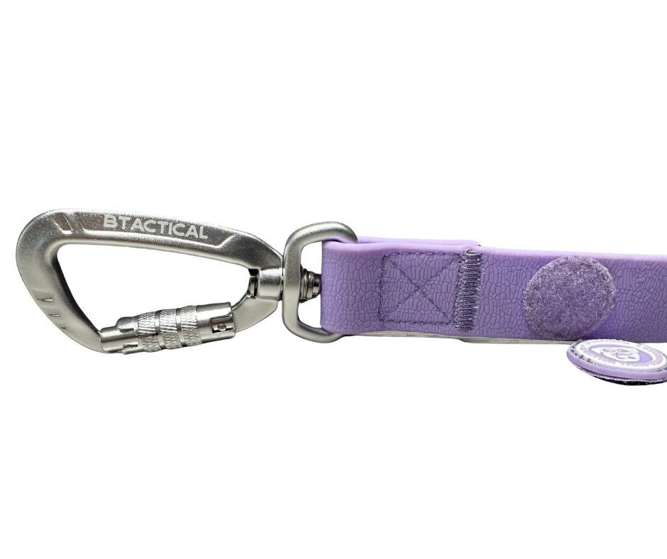 PVC BTactical™ Carabiner Clip Lead | Pastel Purple