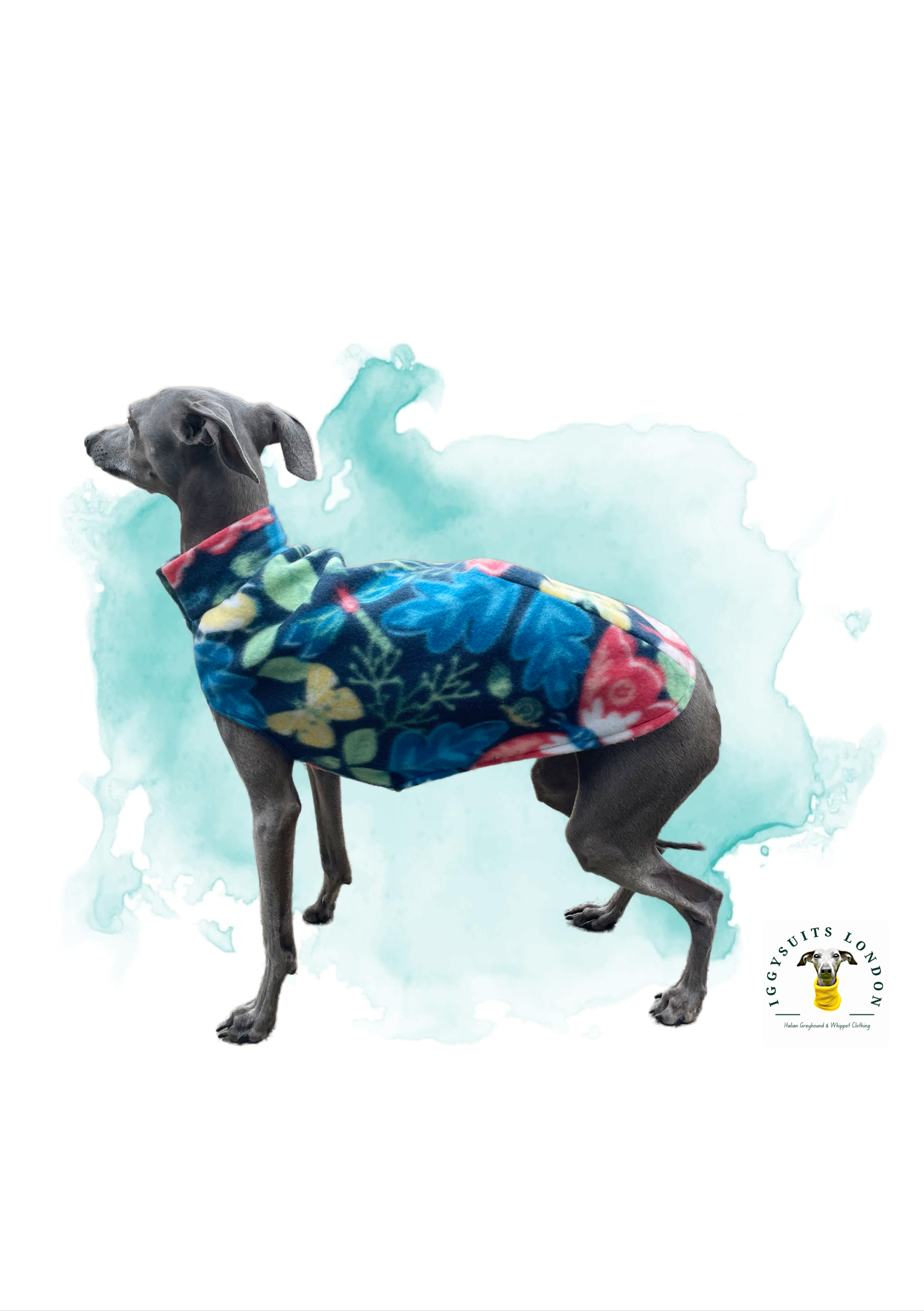 Fleece Vest - Butterfly Garden