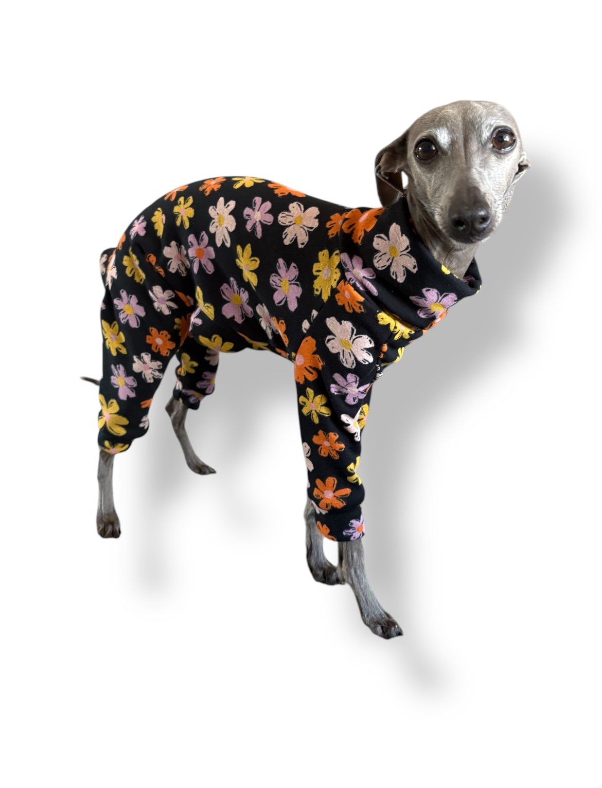 Fleece Lined Sweatshirt - Flower Power