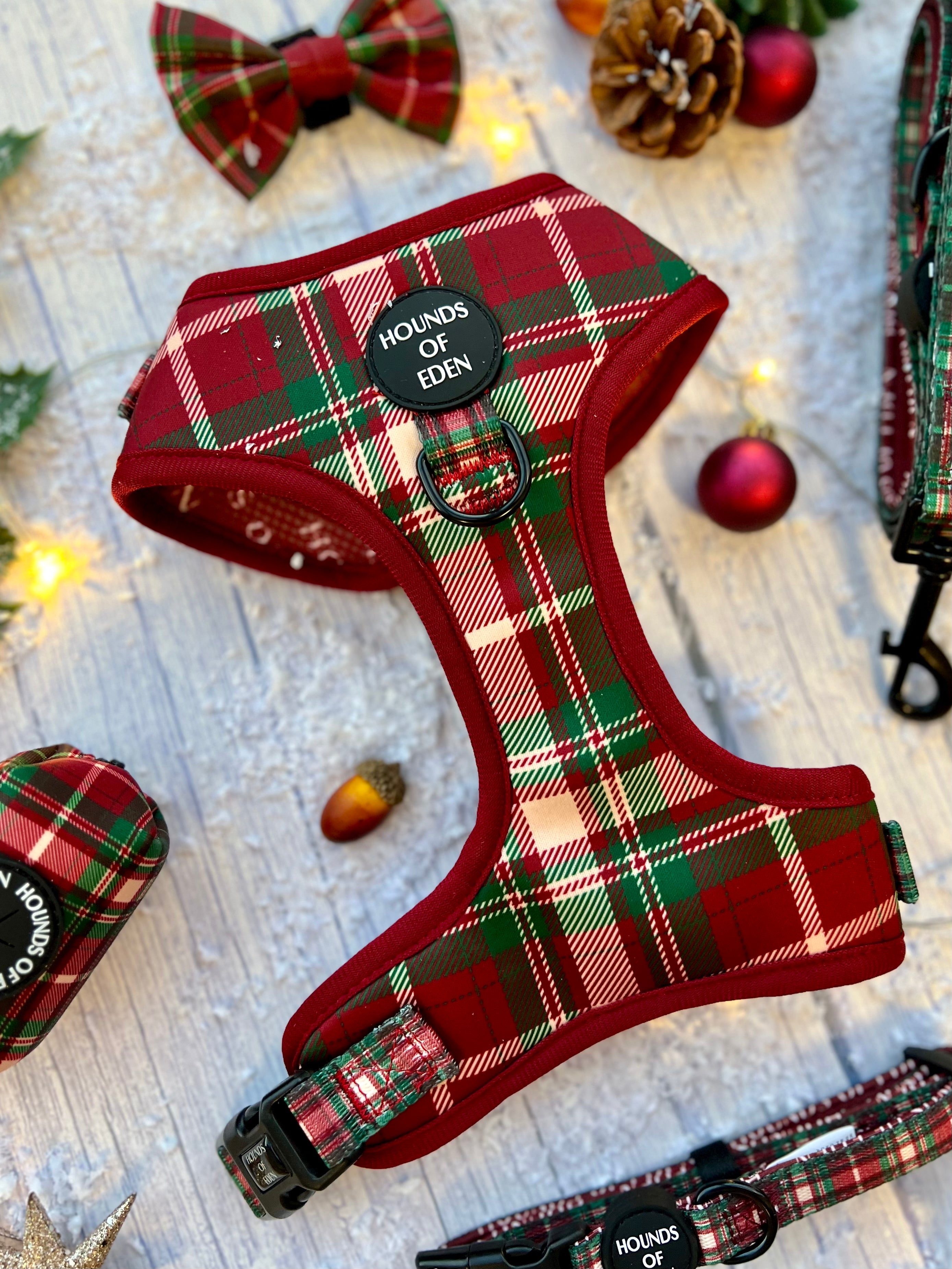 Tartan Me Up - Red & Cream Tartan Dog Snood