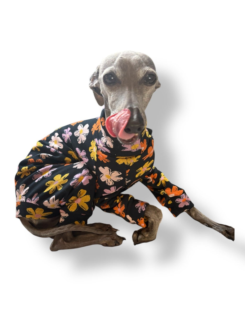 Fleece Lined Sweatshirt - Flower Power