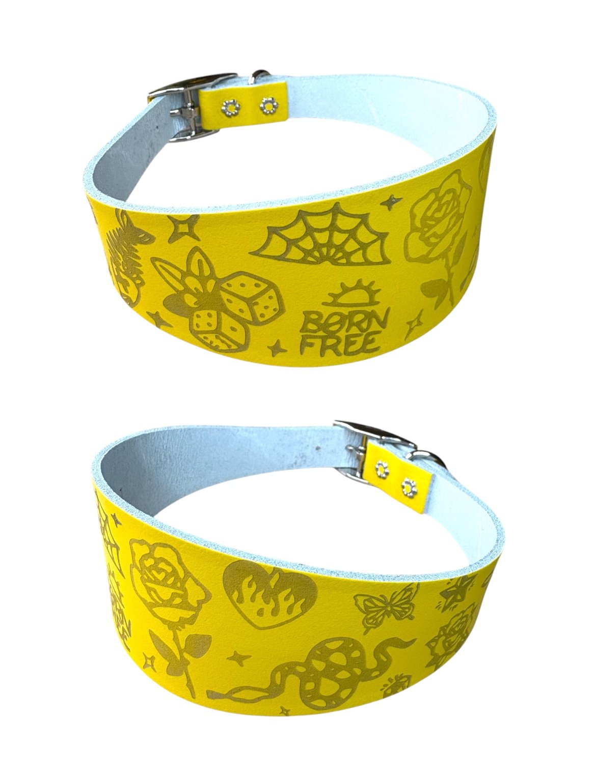 Leather Collar - Tattoo Flash