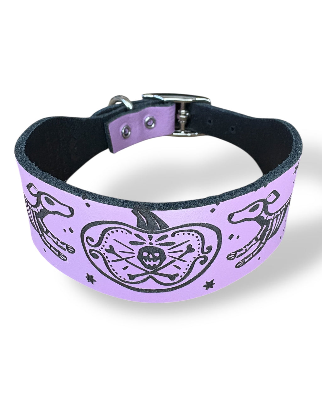 Leather Collar - HALLOWEEN - Skele-Hounds