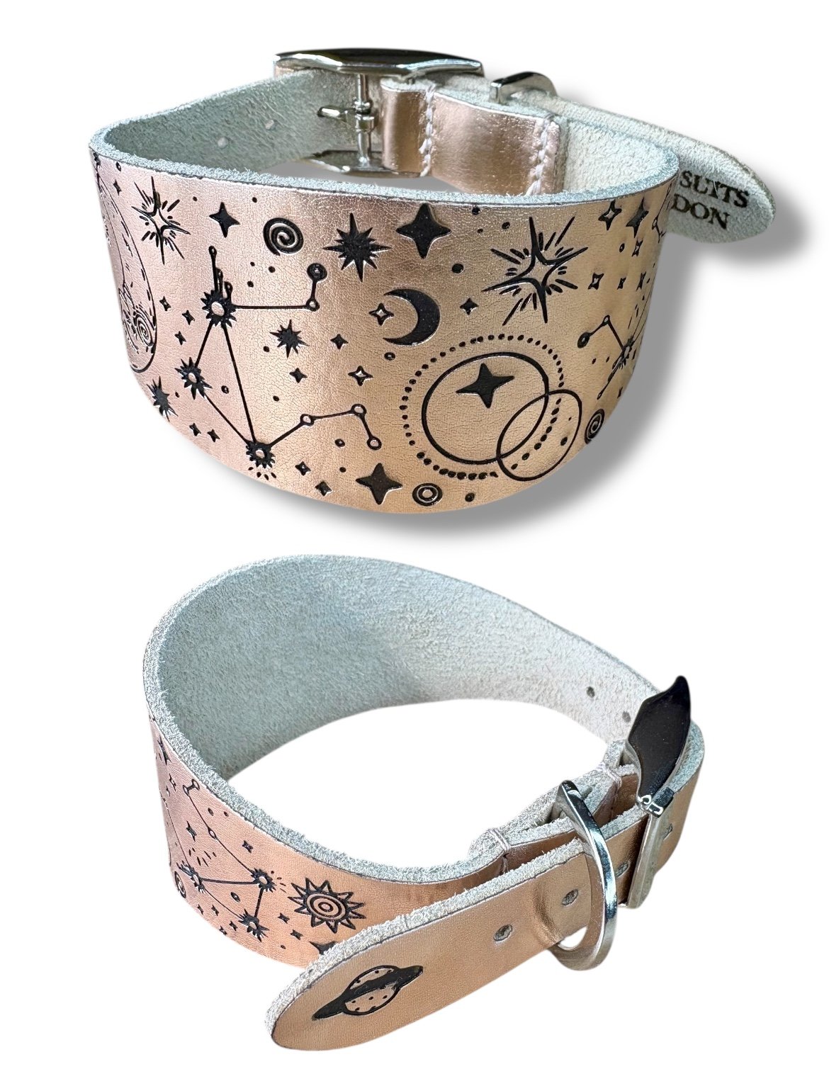 Leather Collar - Constellations