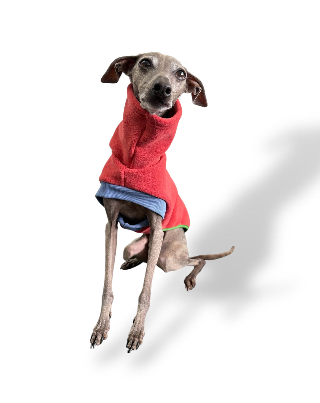 Open-Leg Fleece Vest - Coral