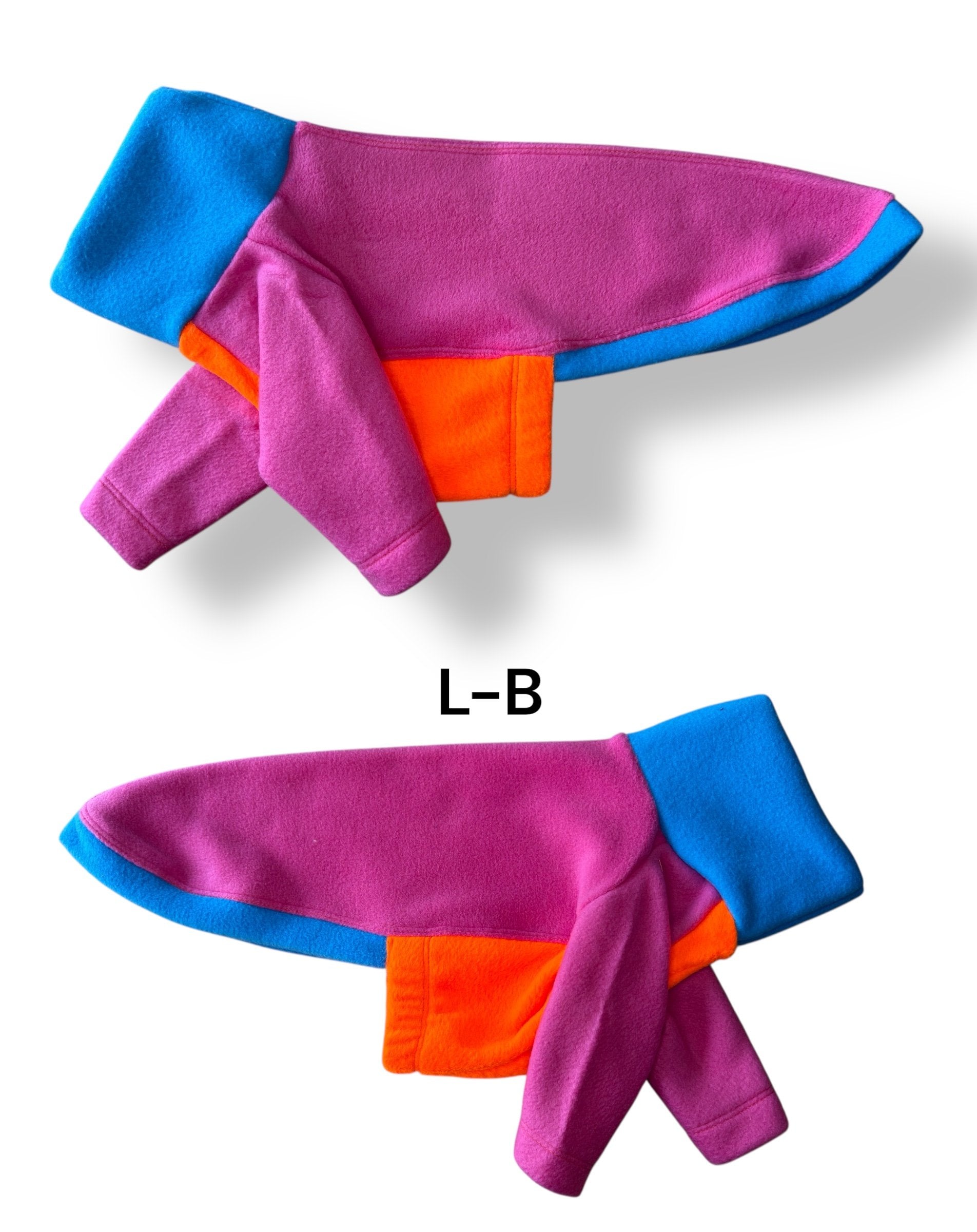 Fleece Jumper - Neon Colour Block