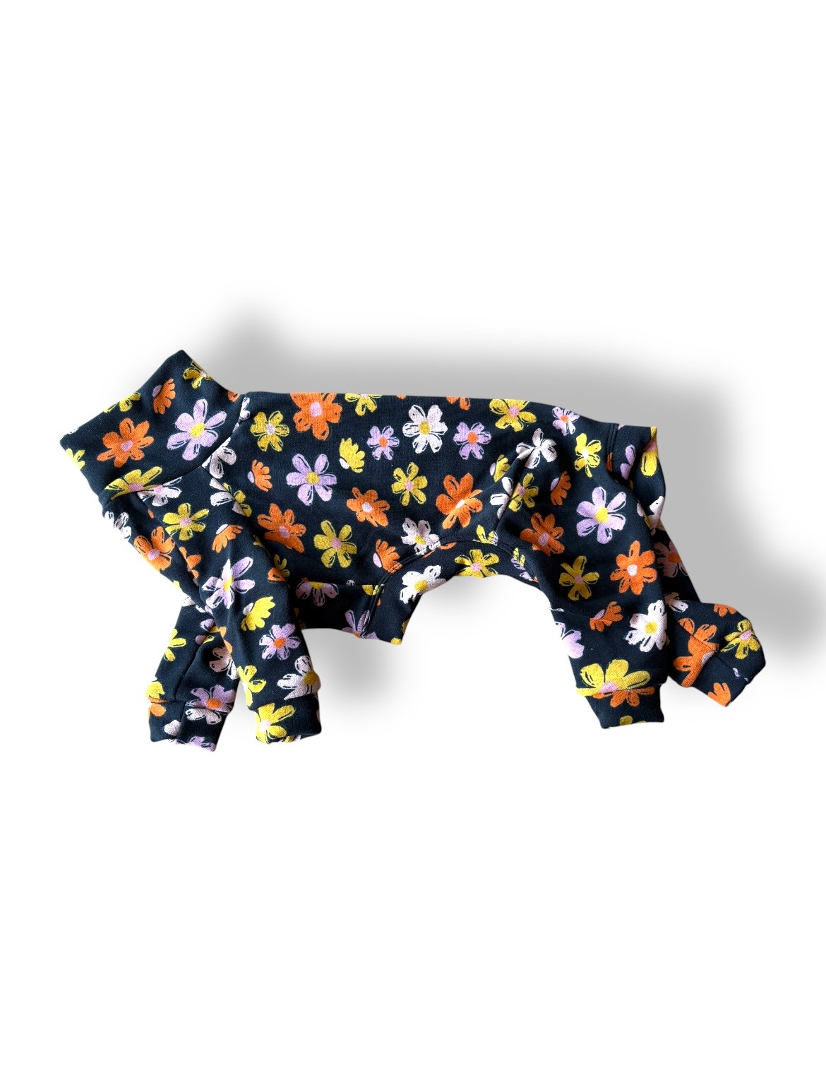 Fleece Lined Sweatshirt - Flower Power