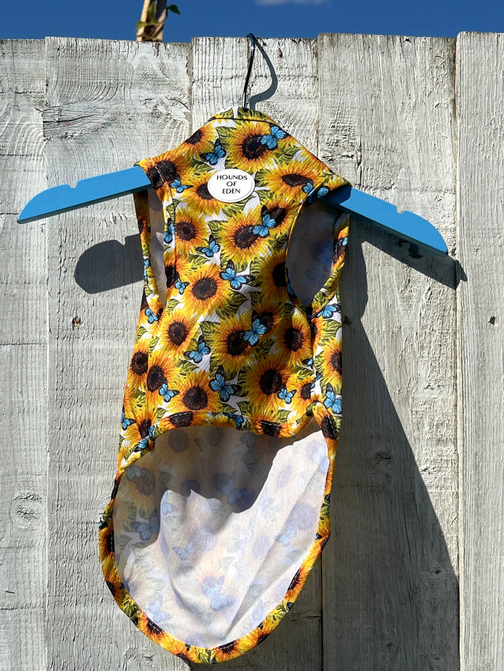 Sunflower Flutter Dog Cooling Vest
