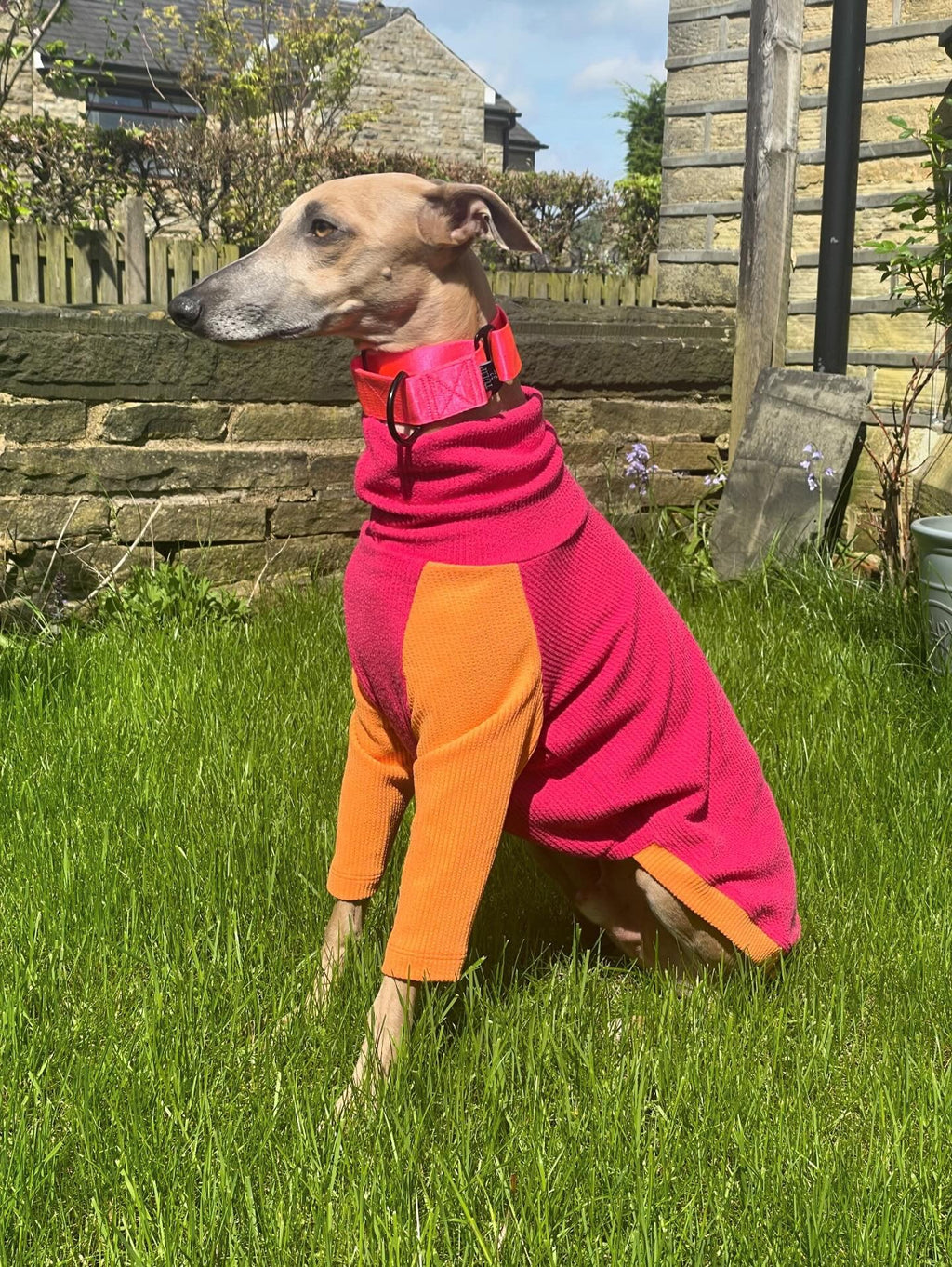 Ribbed Jersey T-Shirt - Fuchsia