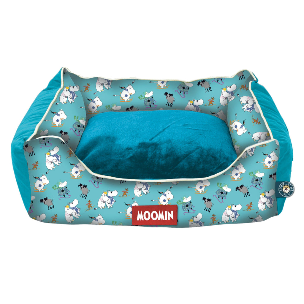 Moomins Blue Ski Holidays Bed by SohoPoms