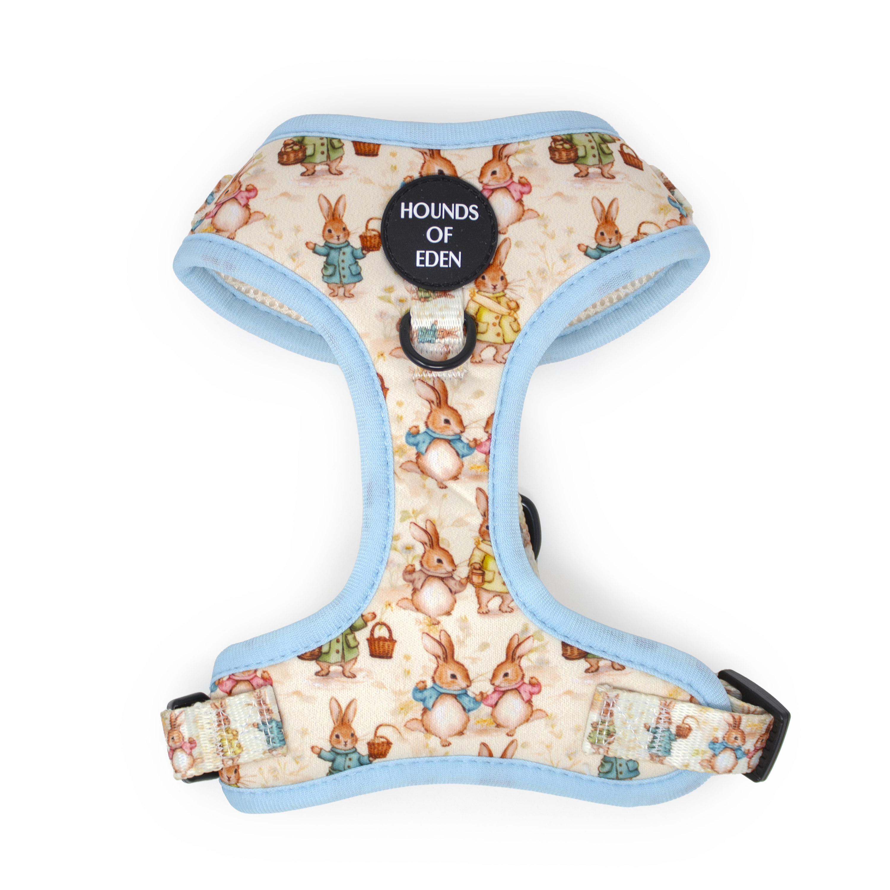 Bunny Tales - Blue, Dog Harness (XXS-XS)