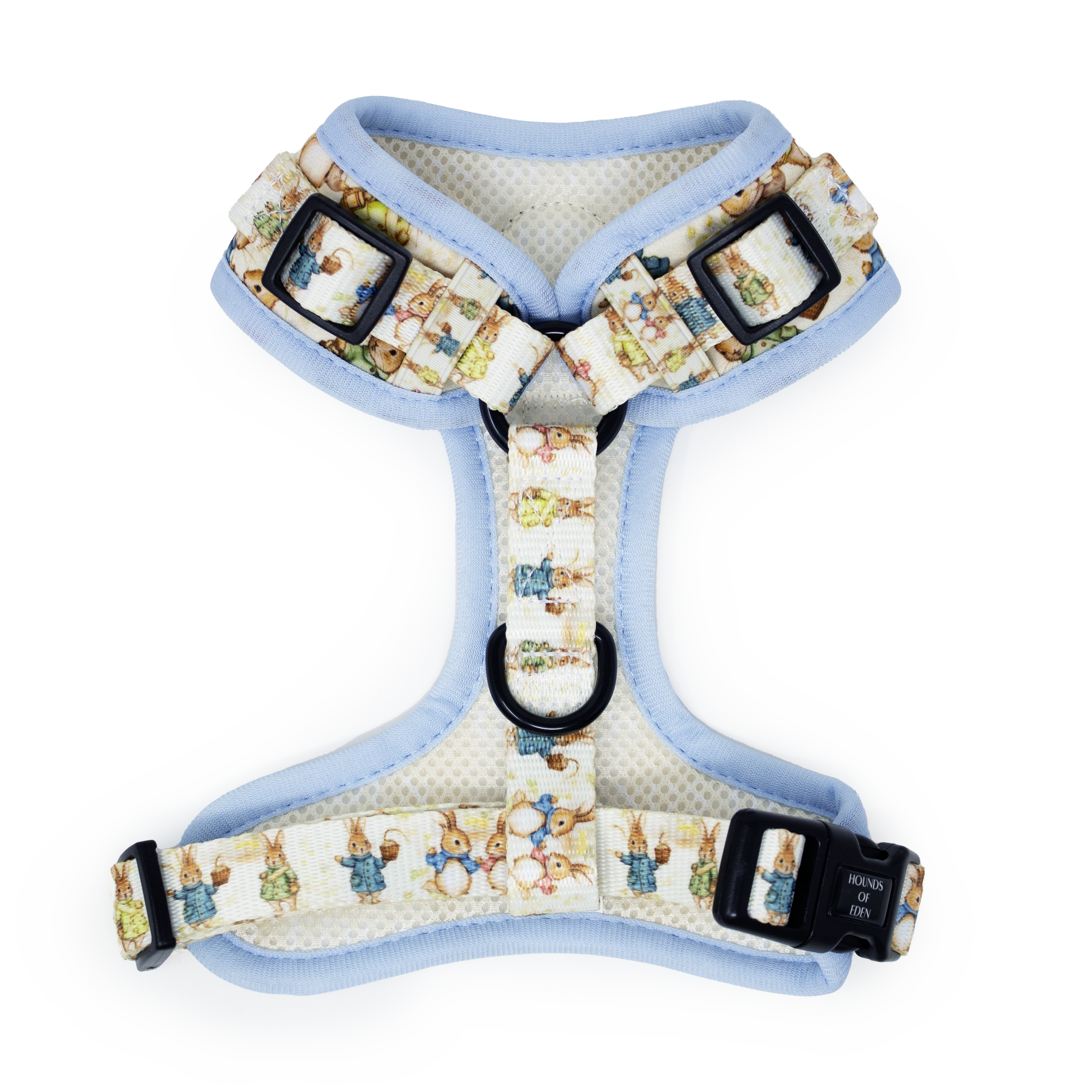 Bunny Tales - Blue, Dog Harness (XXS-XS)