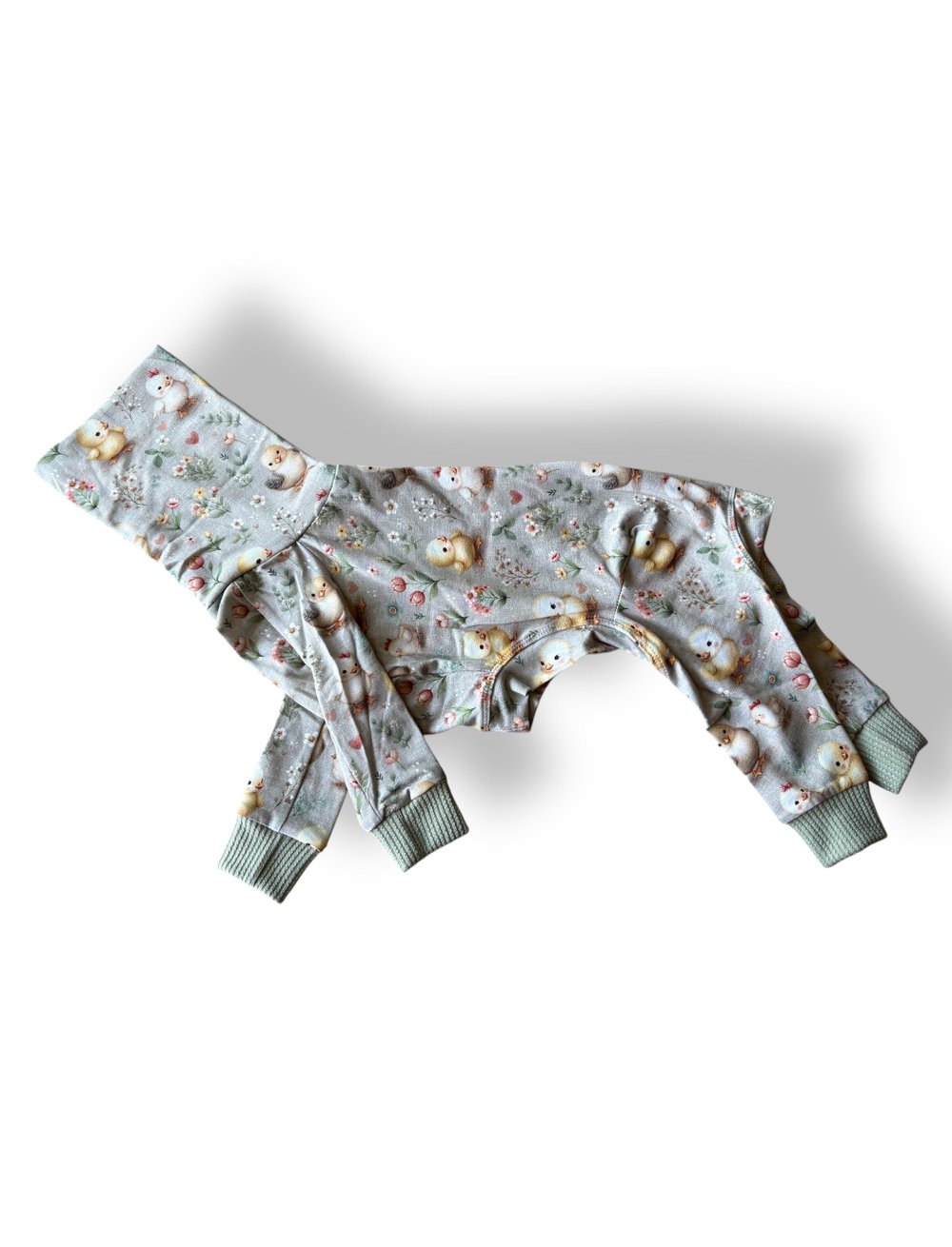 Floral-patterned off-shoulder top on a white background