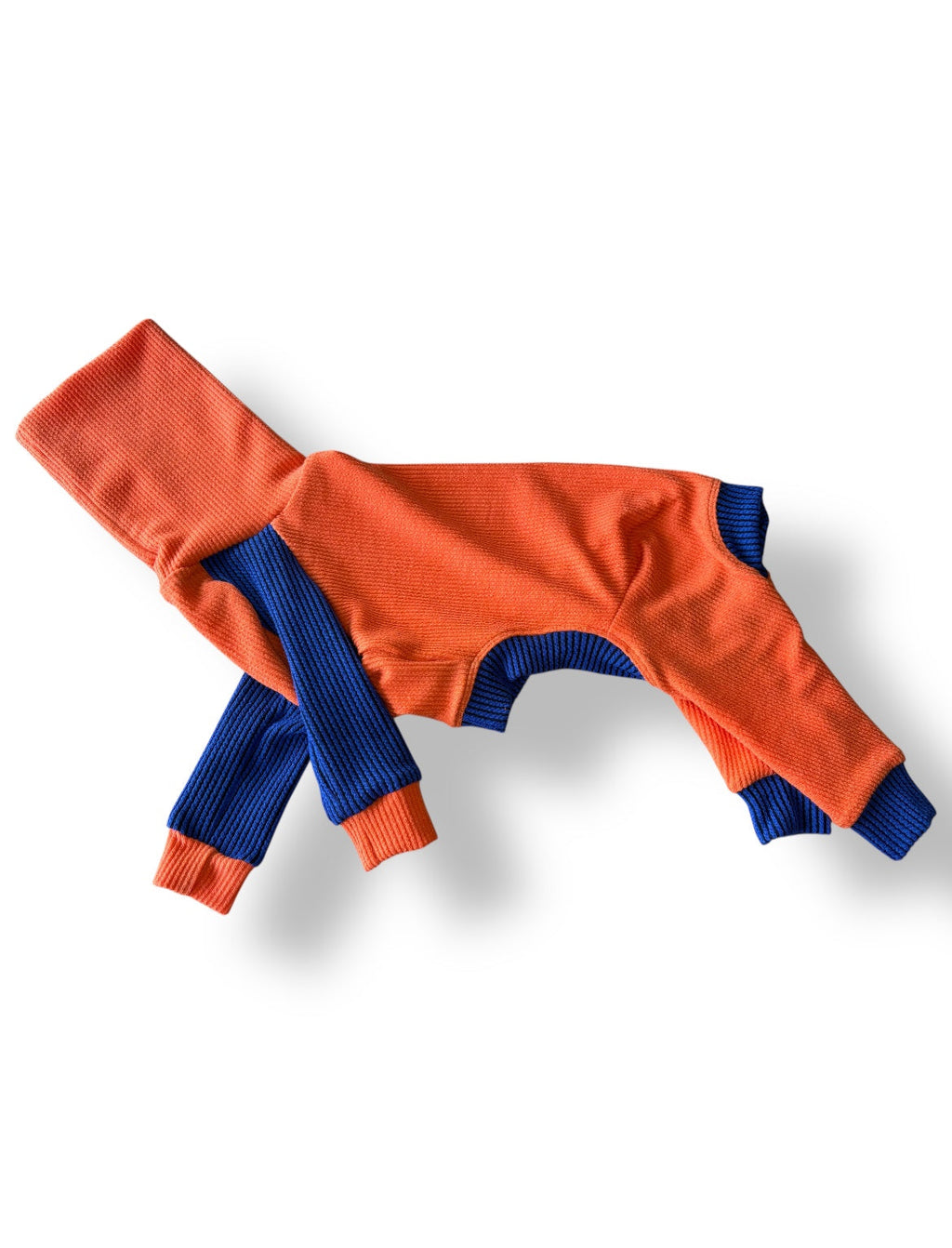 Ribbed Jersey Suit - Orangina