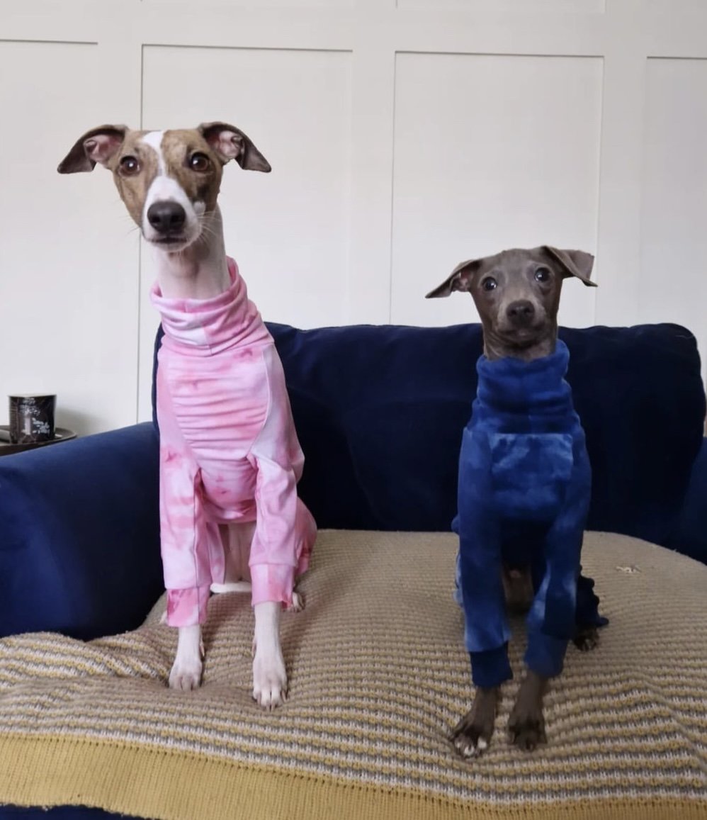 Blue Tie Dye Woolly Jersey