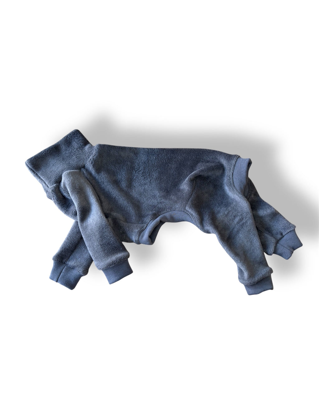 Blue baby romper on a white background