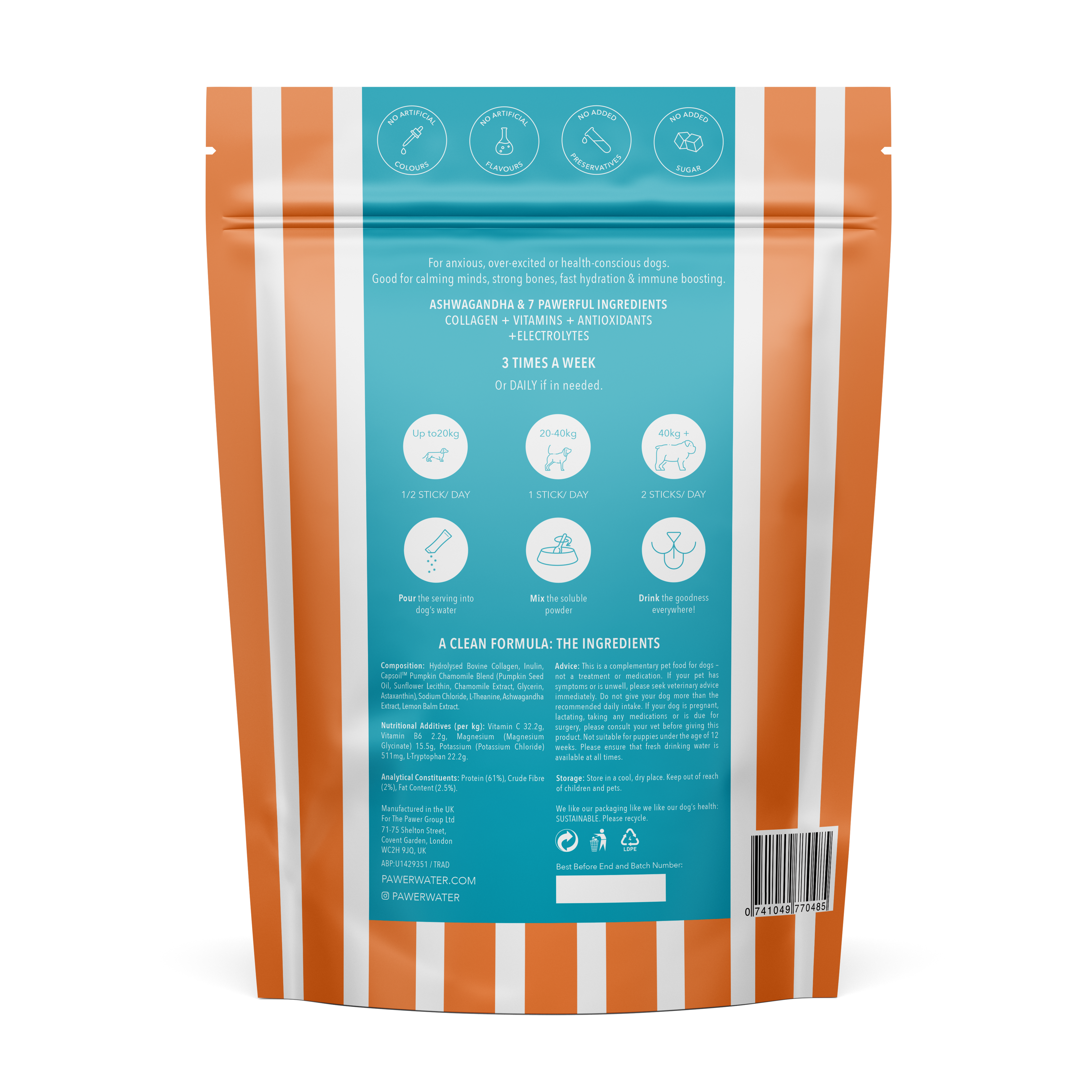 Pawer Water Calming (12 Sticks Pouch)