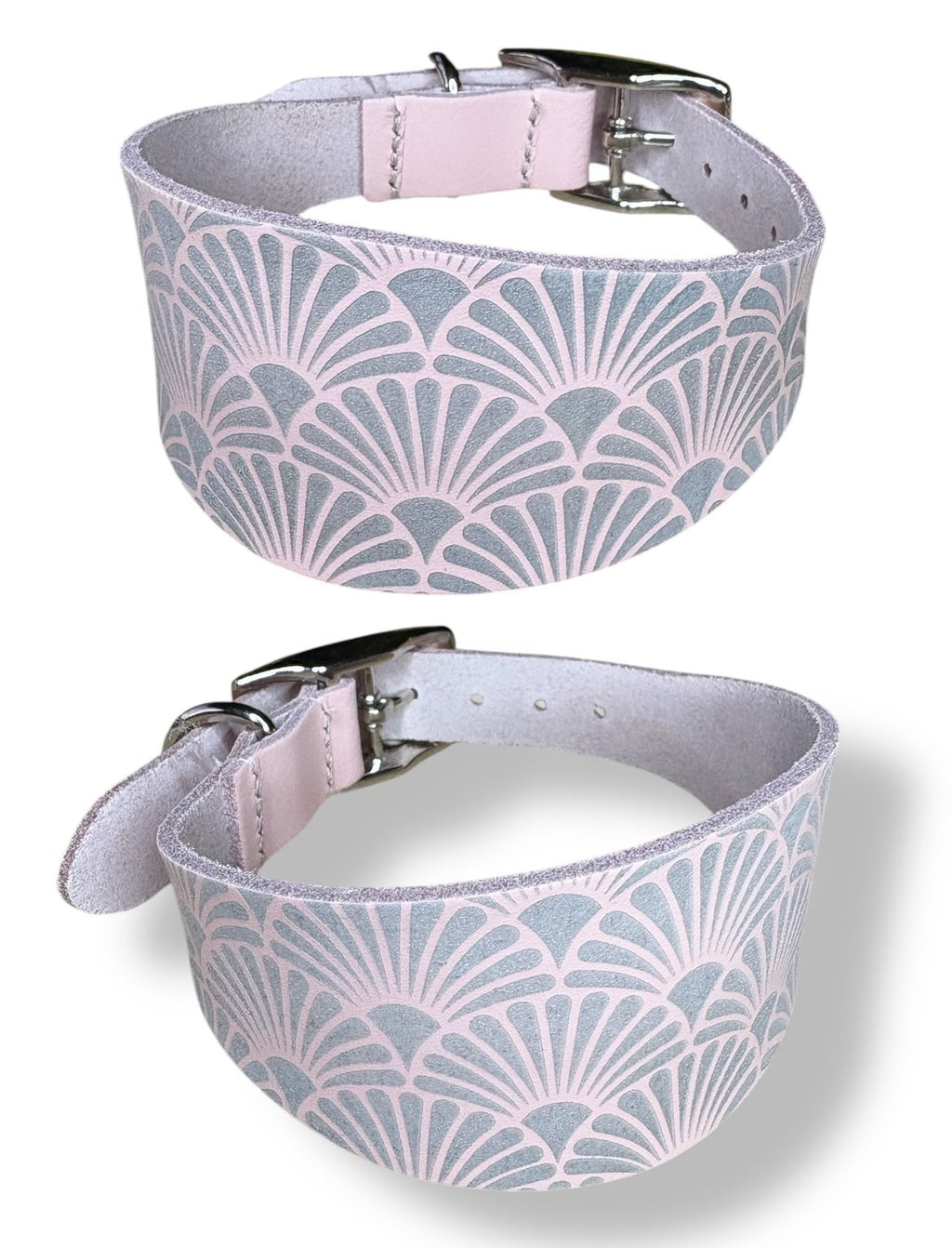 Leather Collar - Art Deco