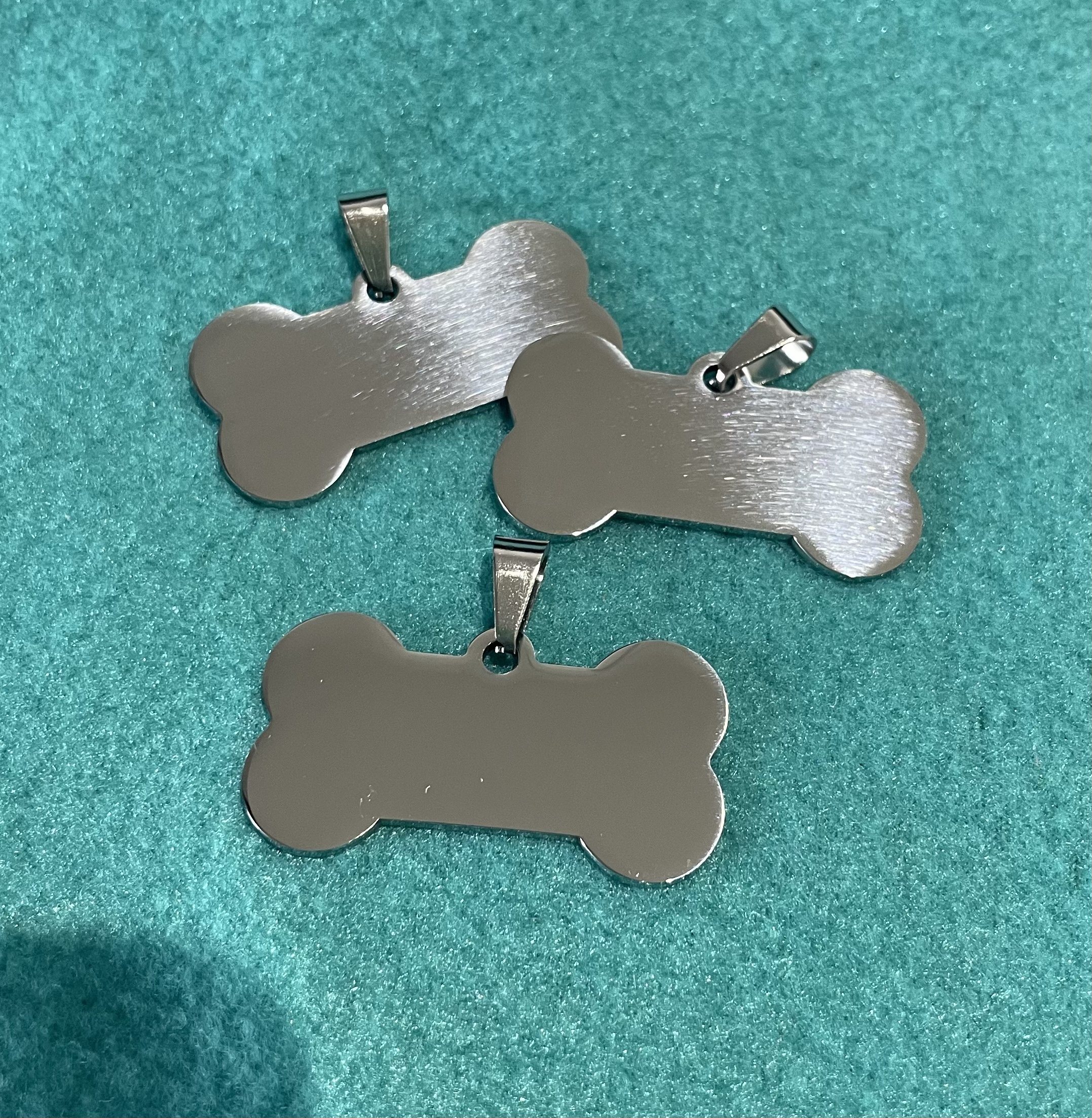 Engraved Dog Tags - Bones