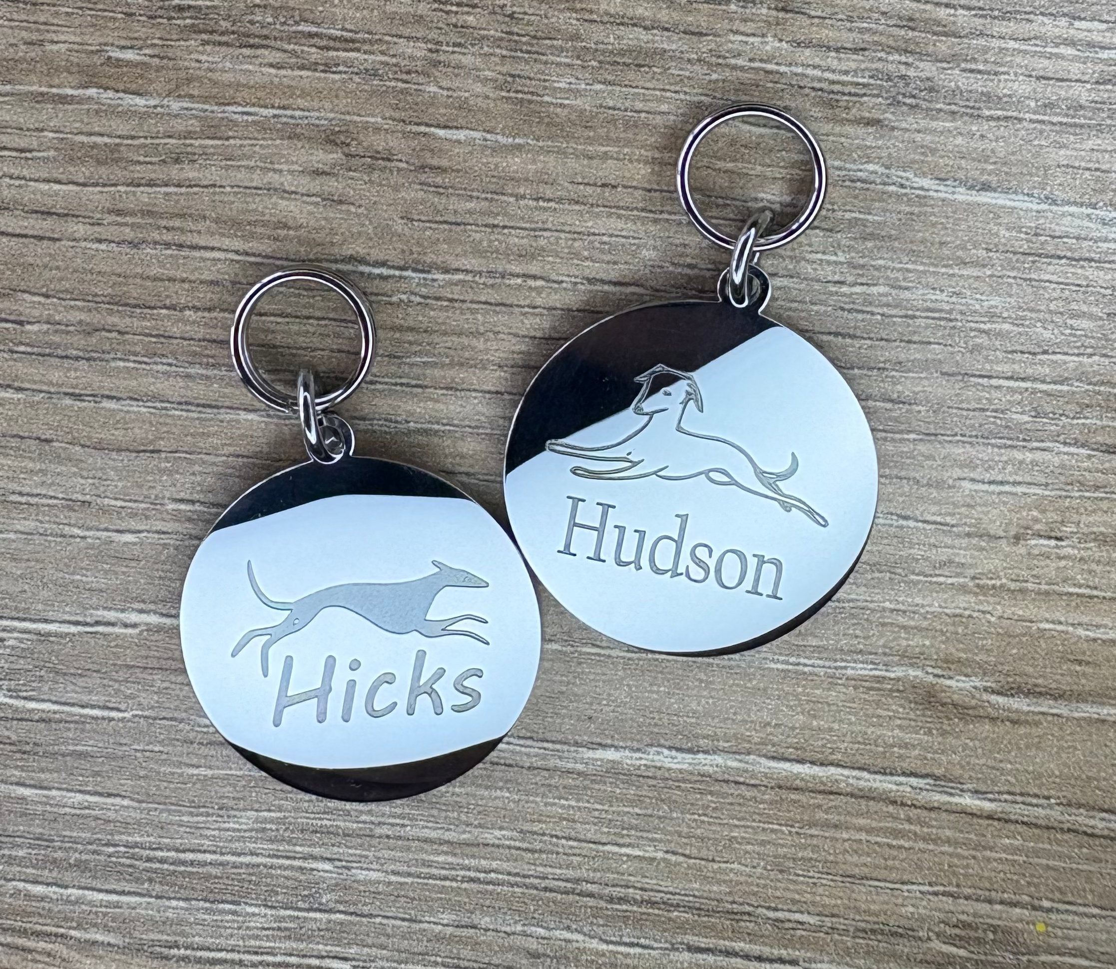 Engraved Dog Tags - Round