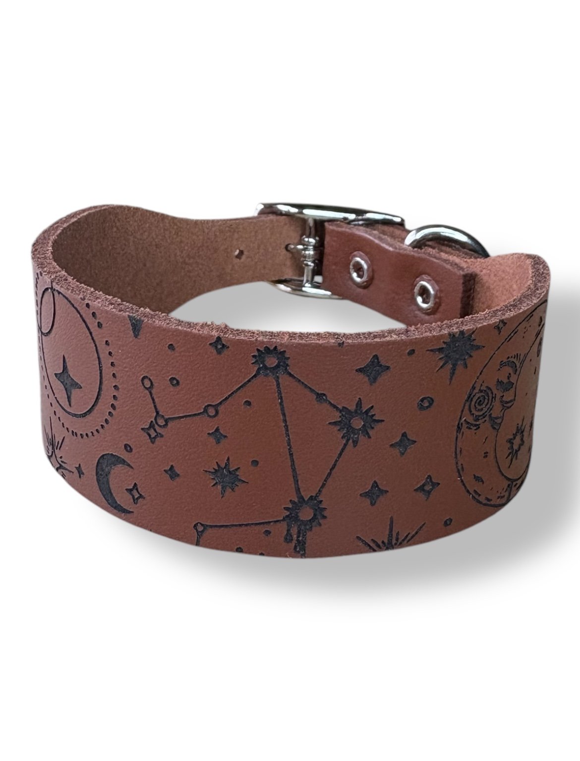 Leather Collar - Constellations
