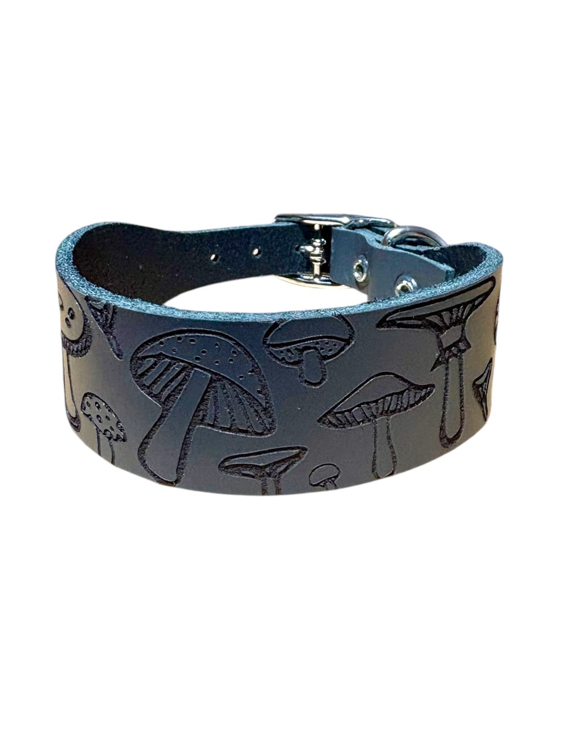 Leather Collar - Mushroom