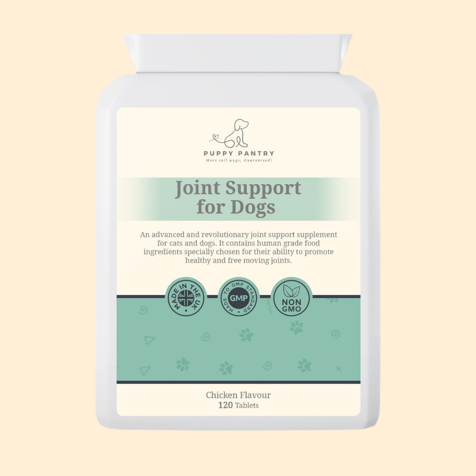 Joint Support Tablets for Dogs – Chicken (120 Pack)