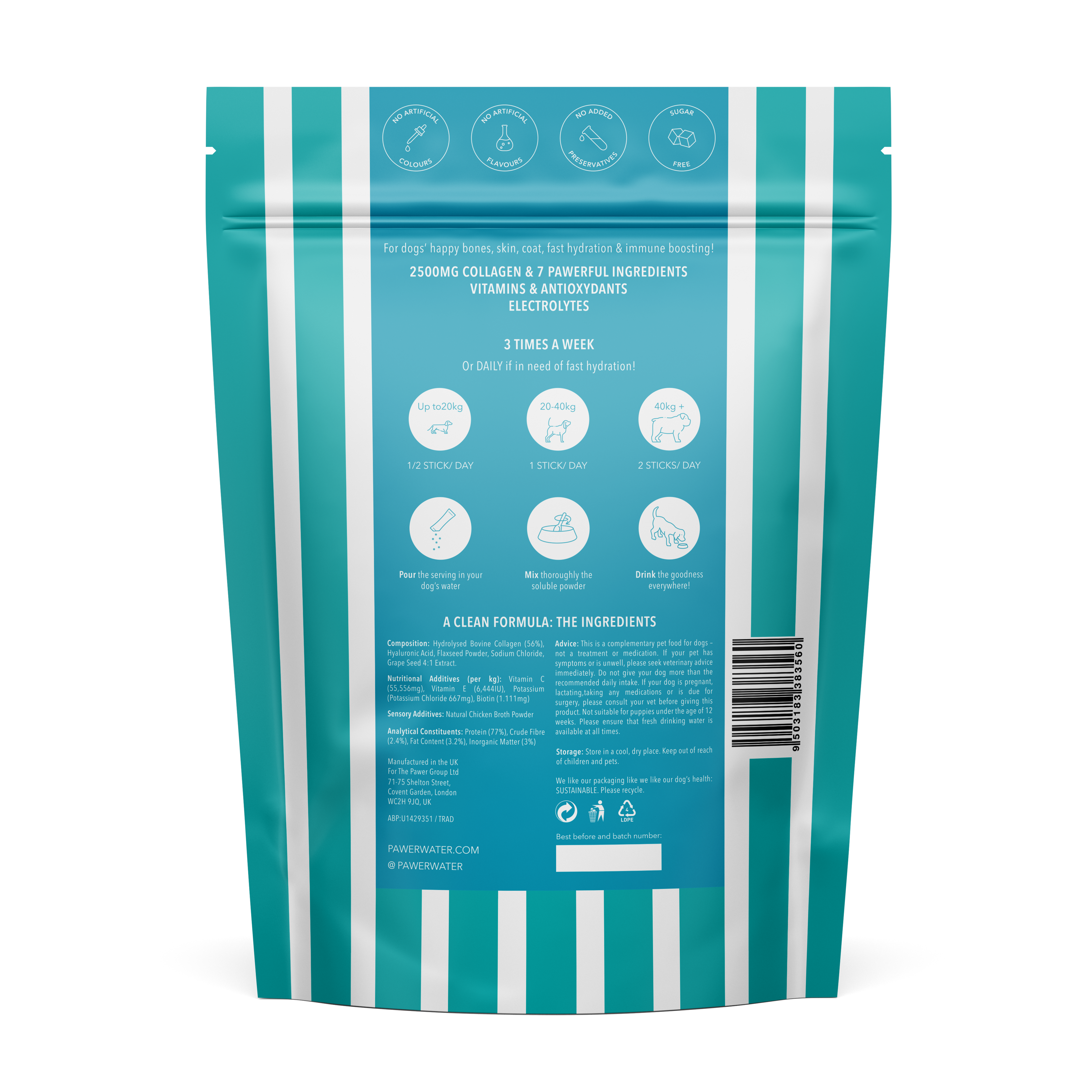 Pawer Water Joint Support (5 Sticks Pouch)