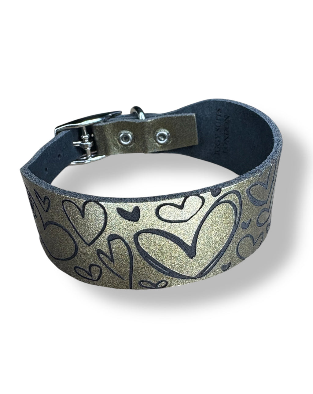 Leather Collar - Hearts