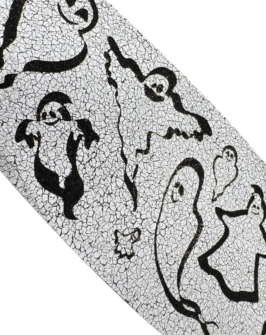 Leather Collar - HALLOWEEN - Ghosties