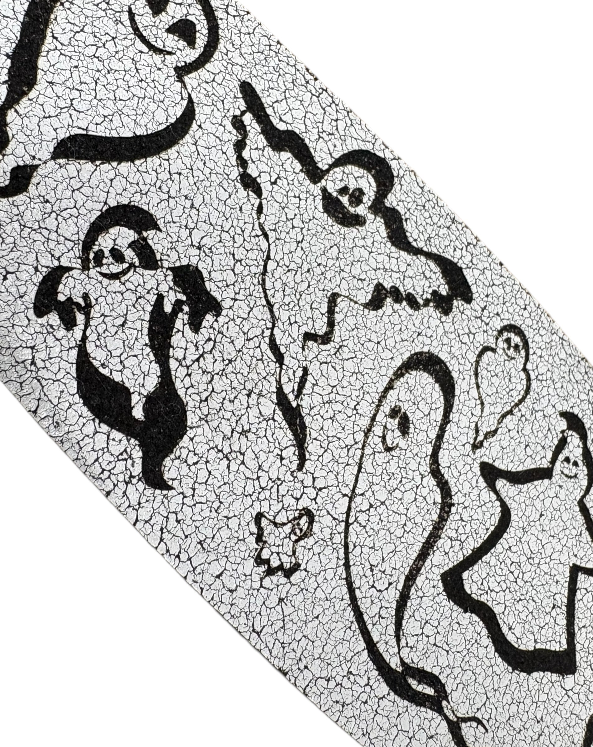 Leather Collar - HALLOWEEN - Ghosties