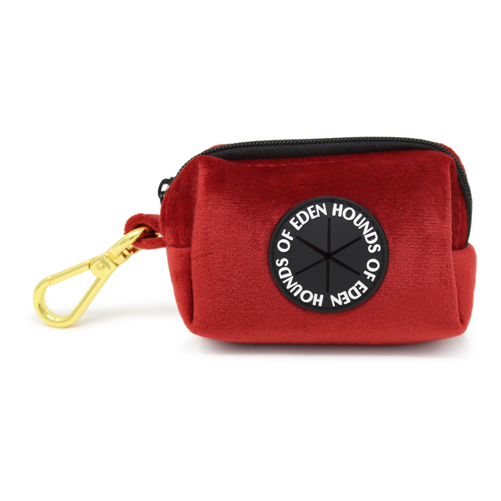 Ruby Red Velvet Collar