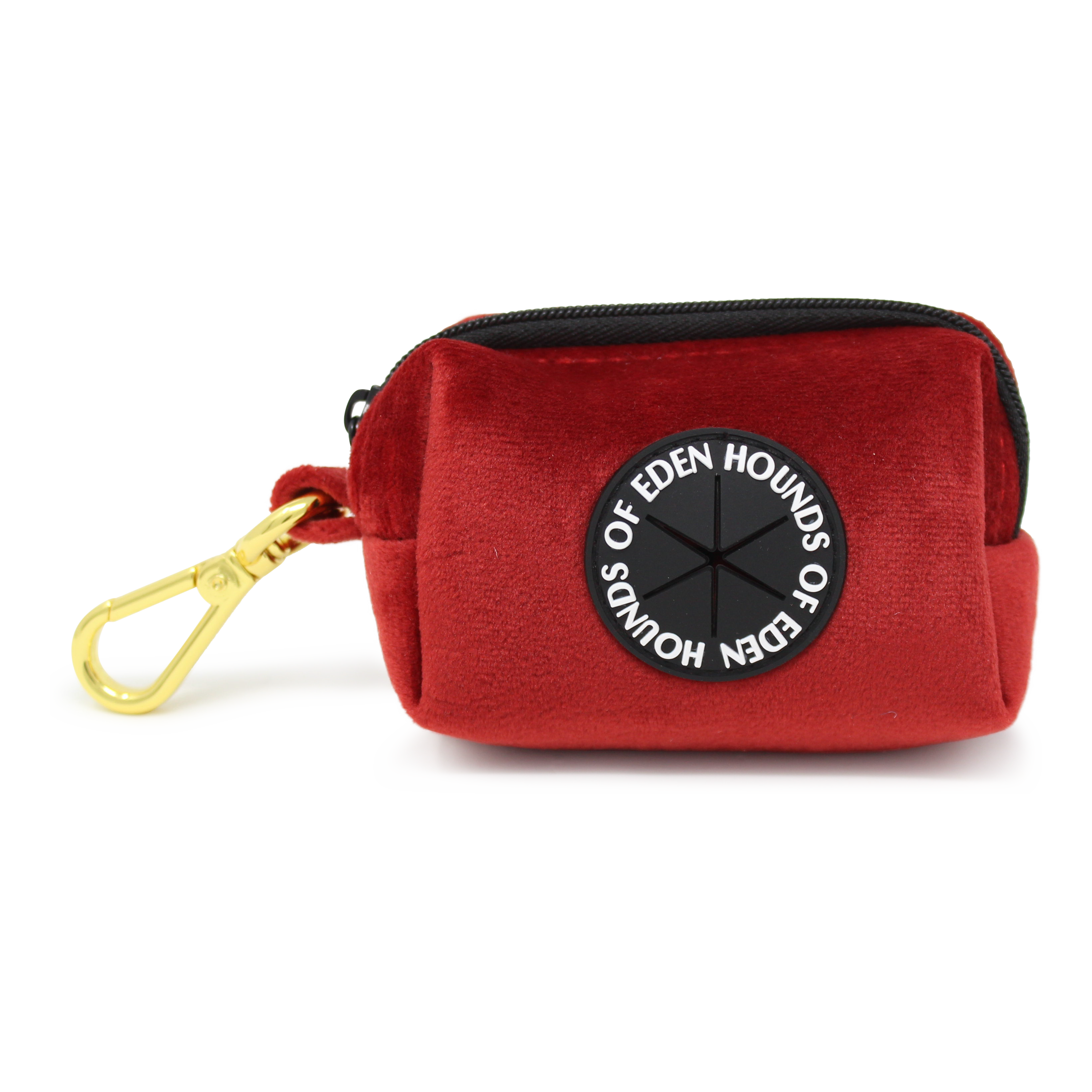 Ruby Red Velvet Poop Bag/Treat Holder