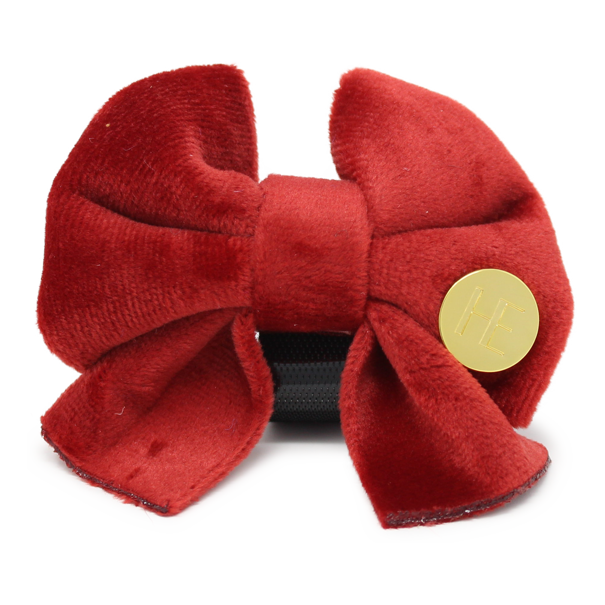 Ruby Red Velvet Collar