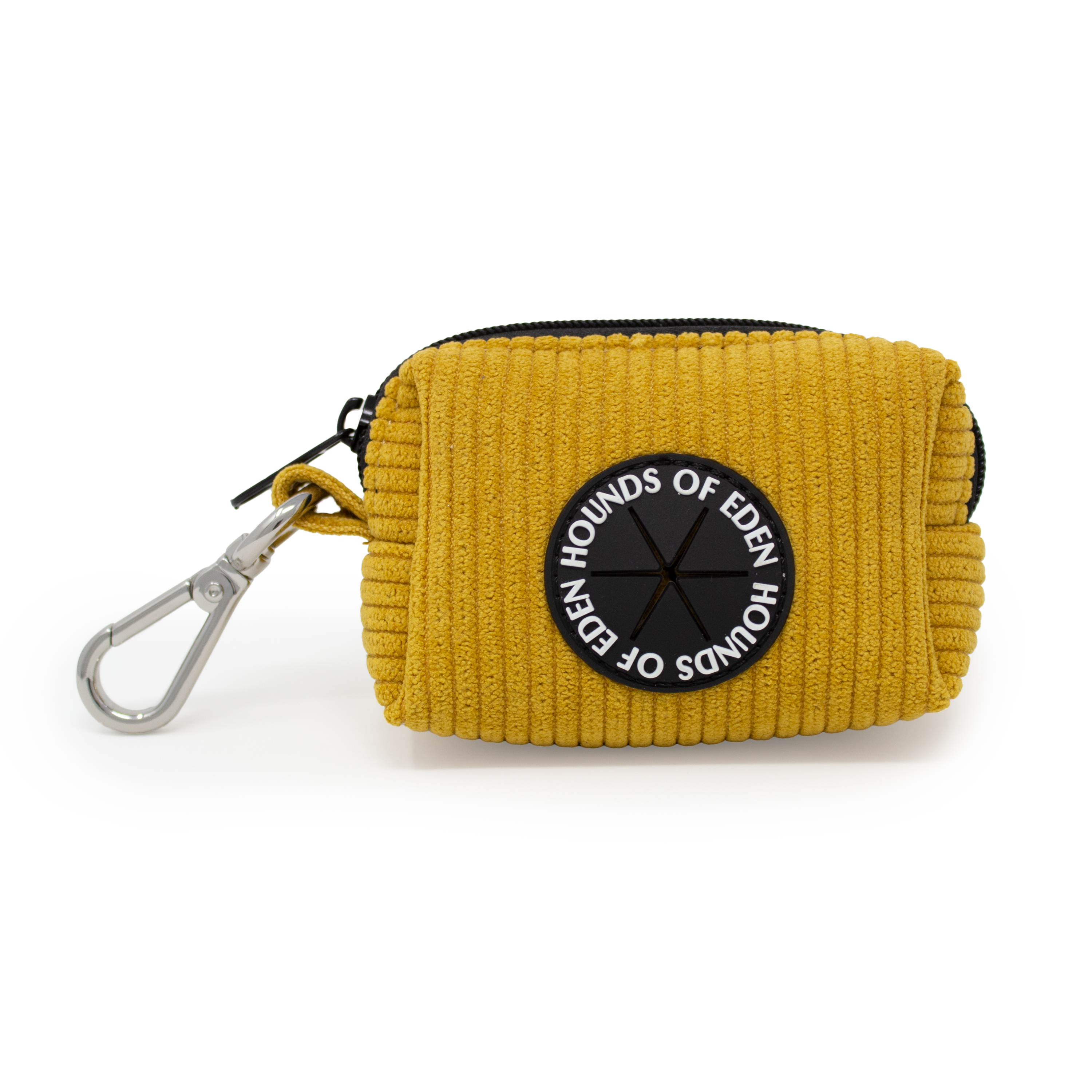 Mustard Yellow Corduroy Poop Bag/Treat Holder