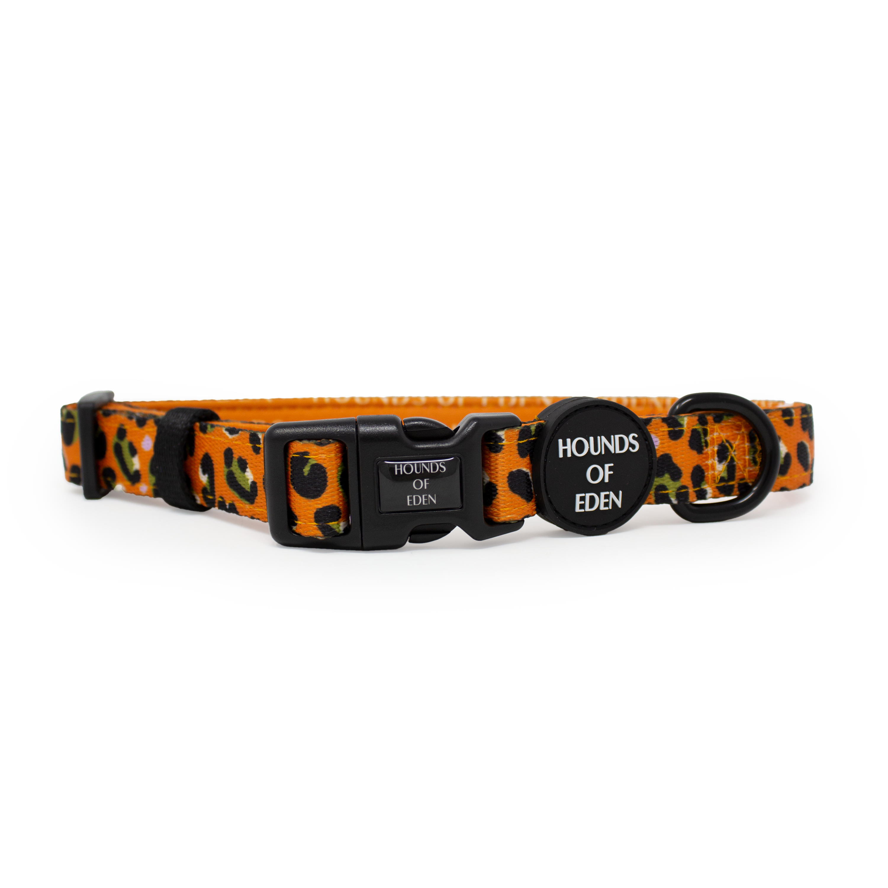 Burnt Orange Leopard Design Dog Harness