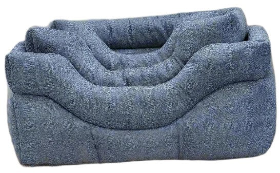 Premium Rectangular High Sided Orkney Tweed Dog Beds