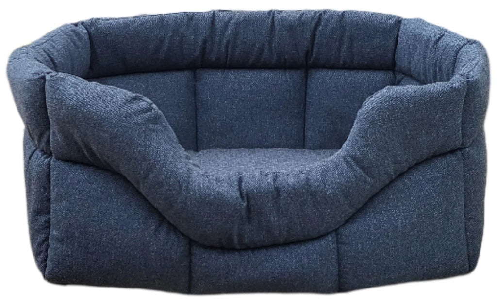 Premium Rectangular High Sided Orkney Tweed Dog Beds