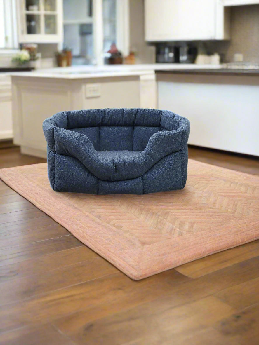 Premium Rectangular High Sided Orkney Tweed Dog Beds